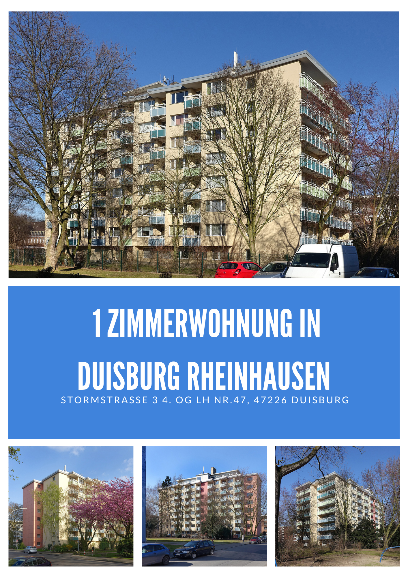 Ankommen! Barrierearme Wohnung in zentraler Lage für Senioren!, 47226 Duisburg, Etagenwohnung