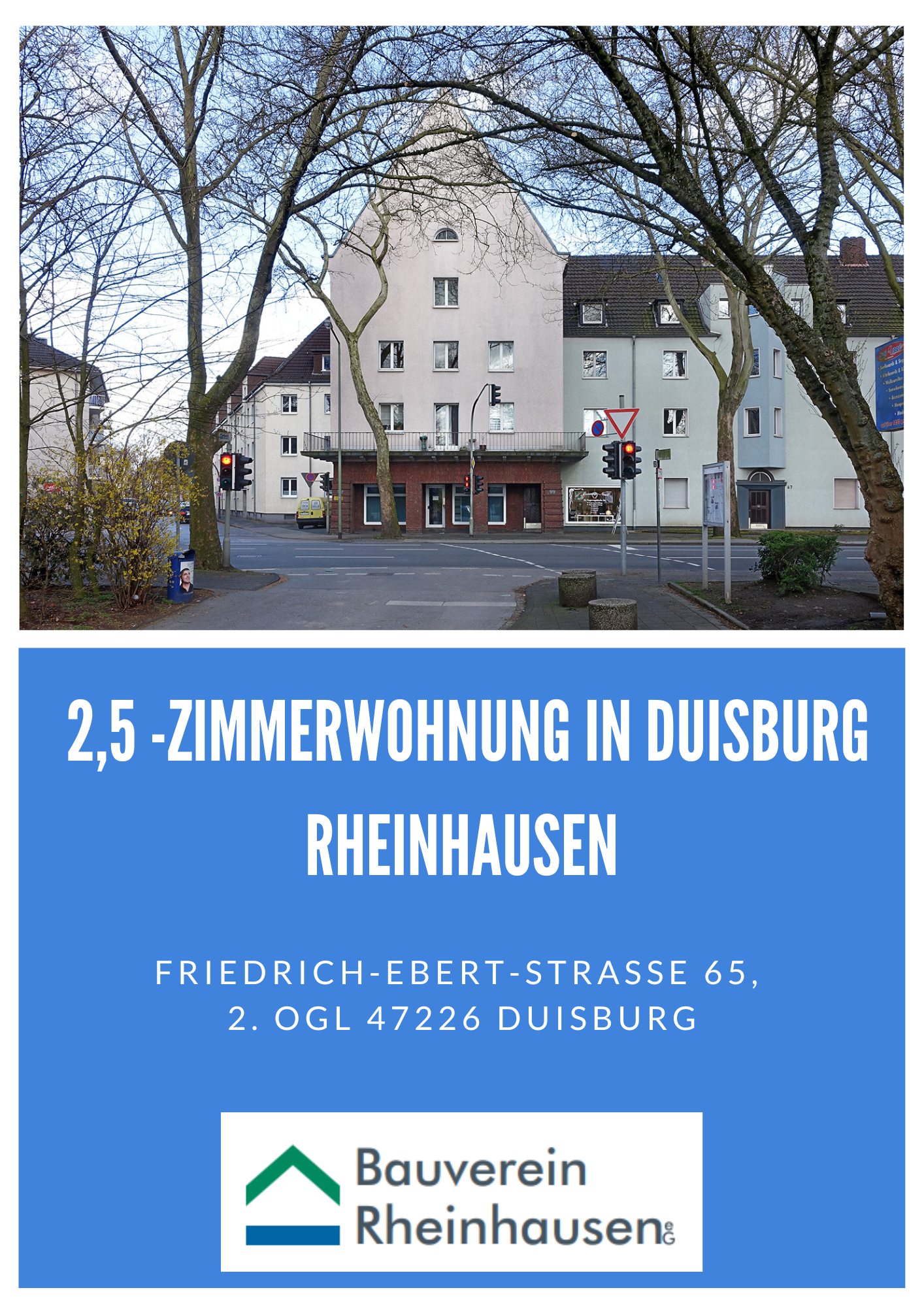 Große 2,5 Zimmer Wohnung – Duisburg Rheinhausen, 47226 Duisburg, Etagenwohnung