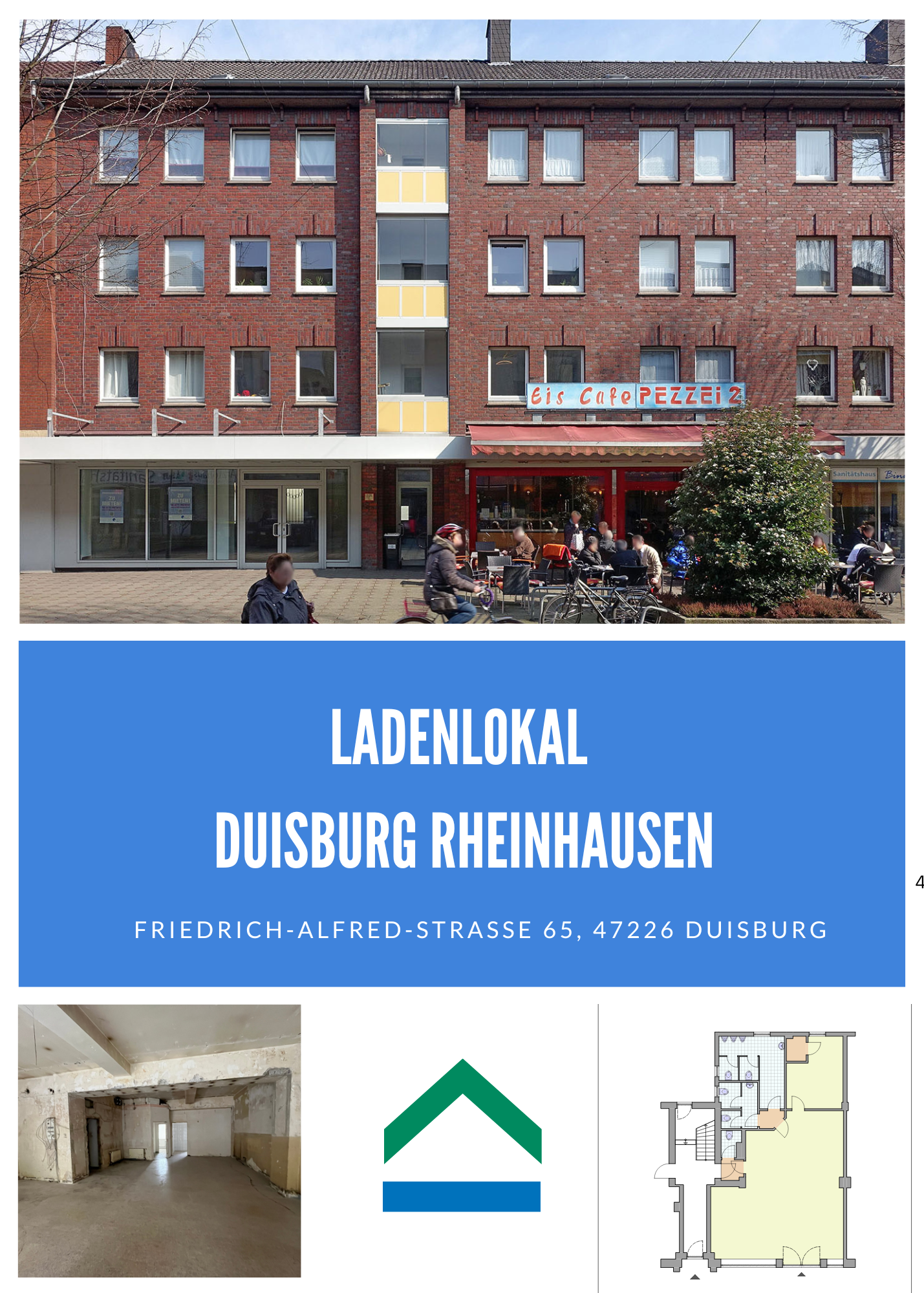 Ladenlokal in der Fußgängerzone von Duisburg Rheinhausen, 47226 Duisburg, Einzelhandelsladen