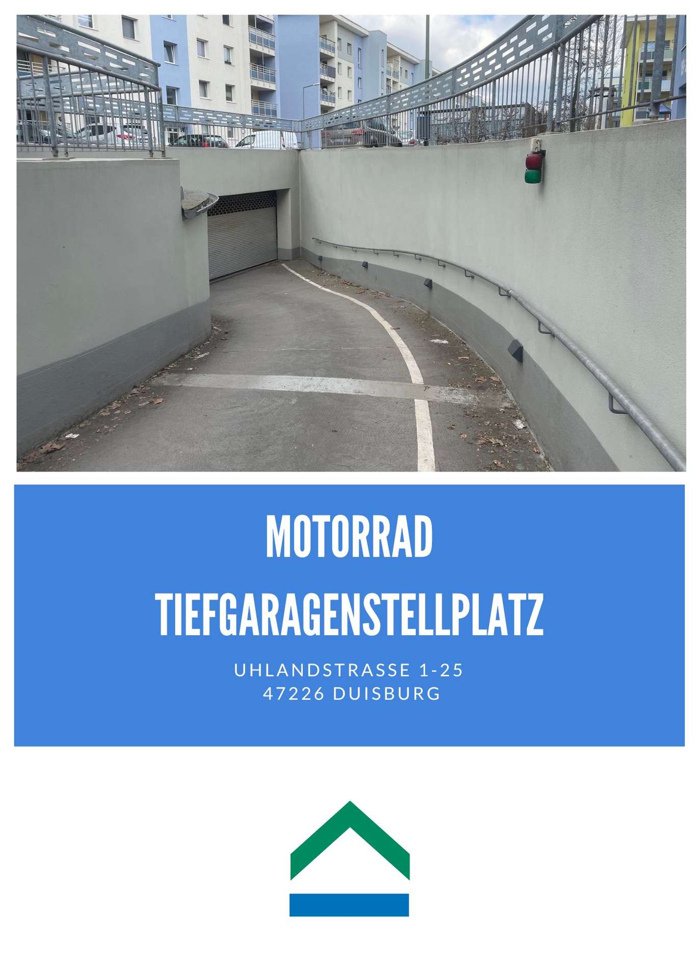 TG-Stellplatz für Motorrad, 47226 Duisburg, Tiefgarage