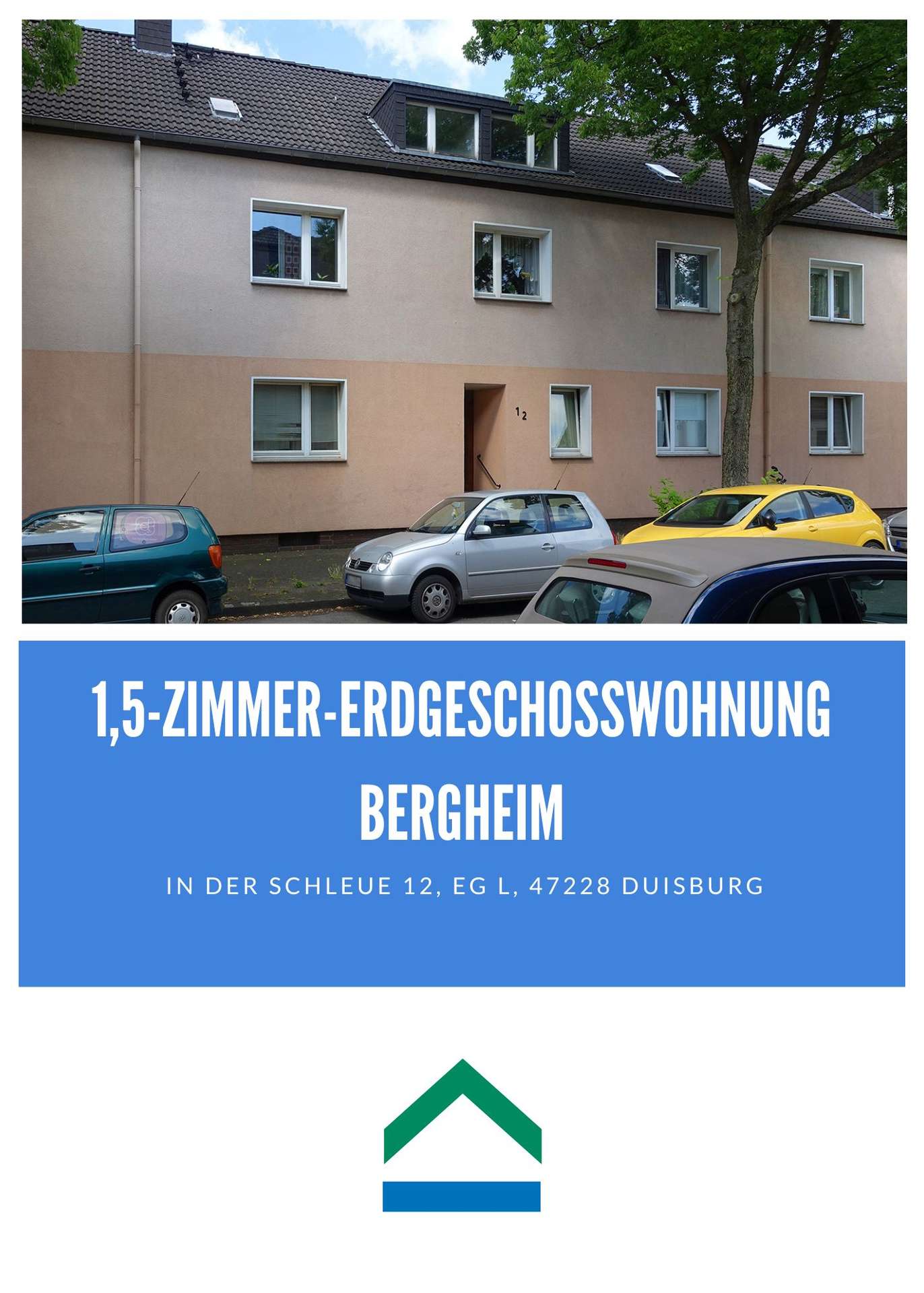 Attraktive 1,5-Zimmer-Wohnung in Bergheim, 47228 Duisburg, Wohnung