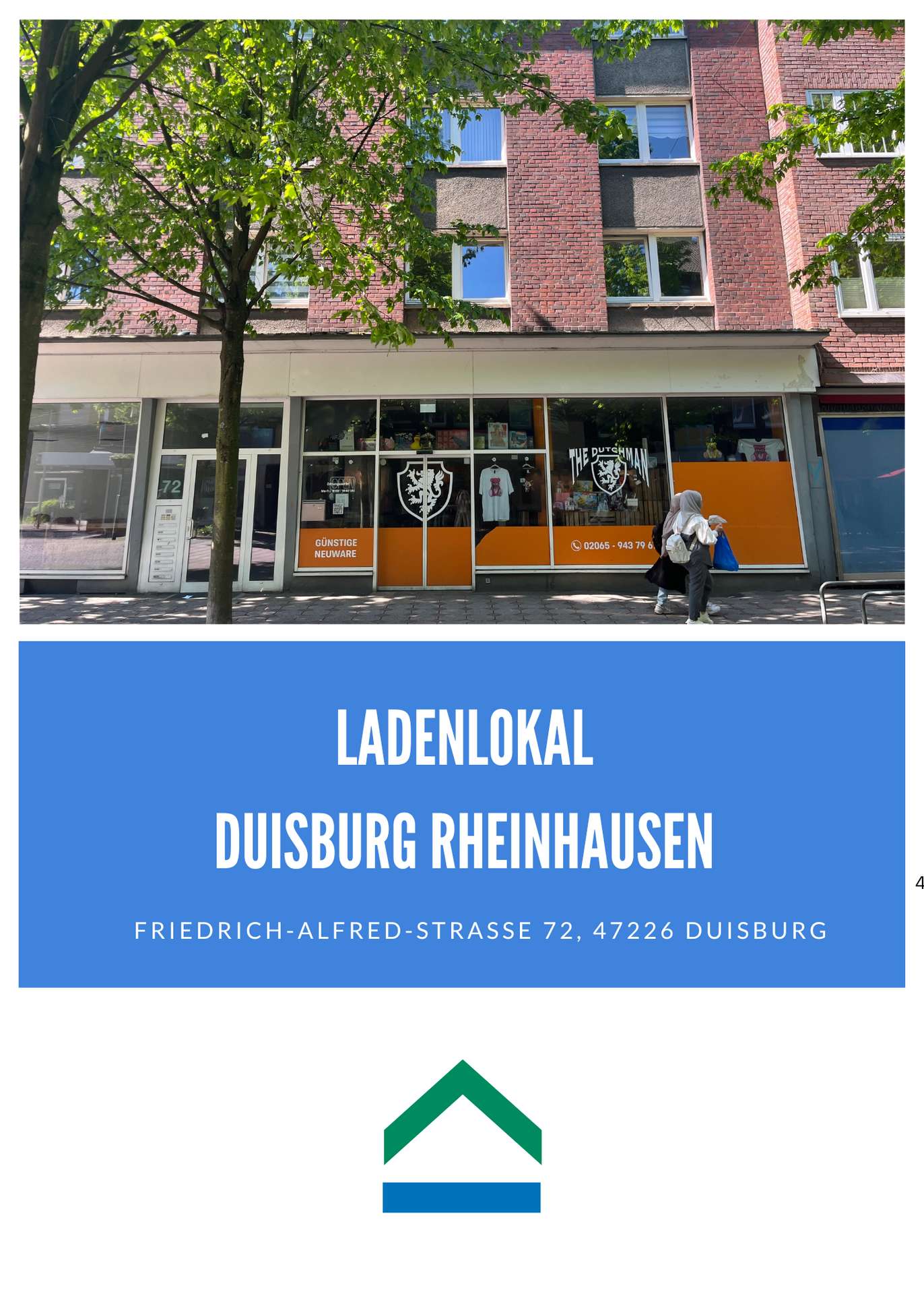 Ladenlokal Fußgängerzone Duisburg Rheinhausen, 47226 Duisburg, Verkaufsfläche