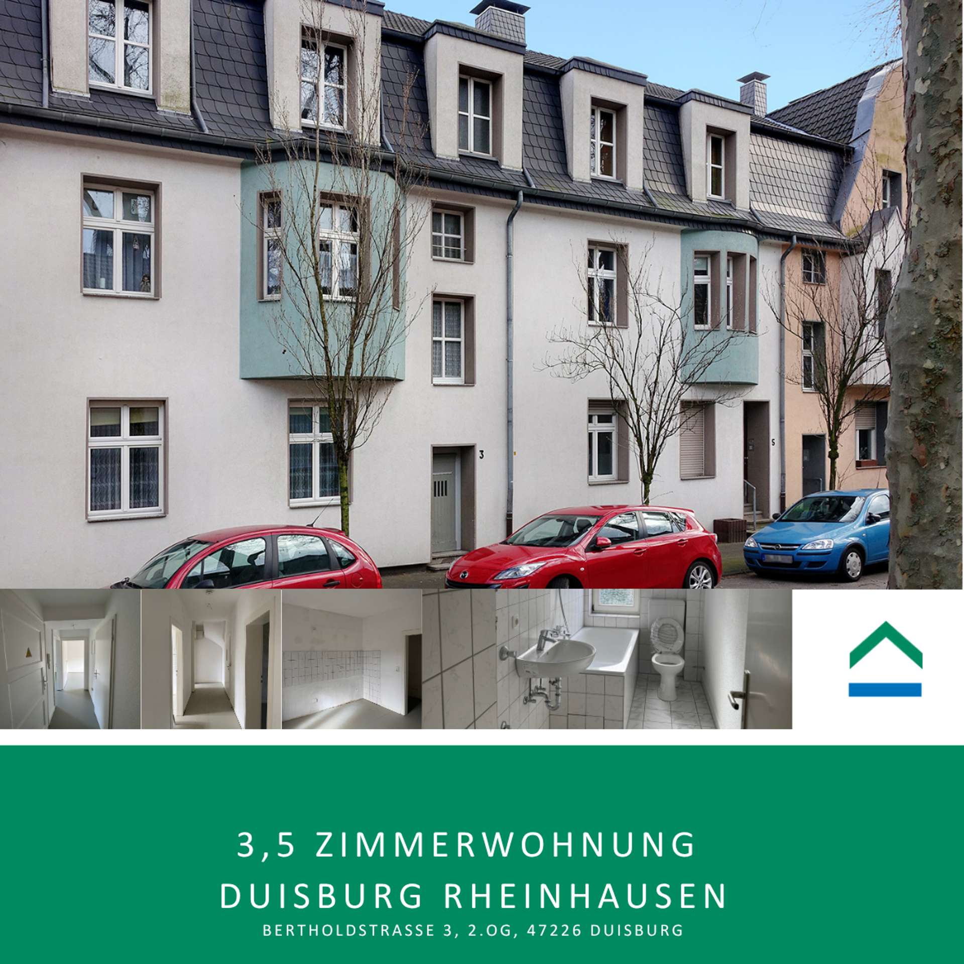 3,5 Zimmer Wohnung – Duisburg Rheinhausen, 47226 Duisburg, Etagenwohnung