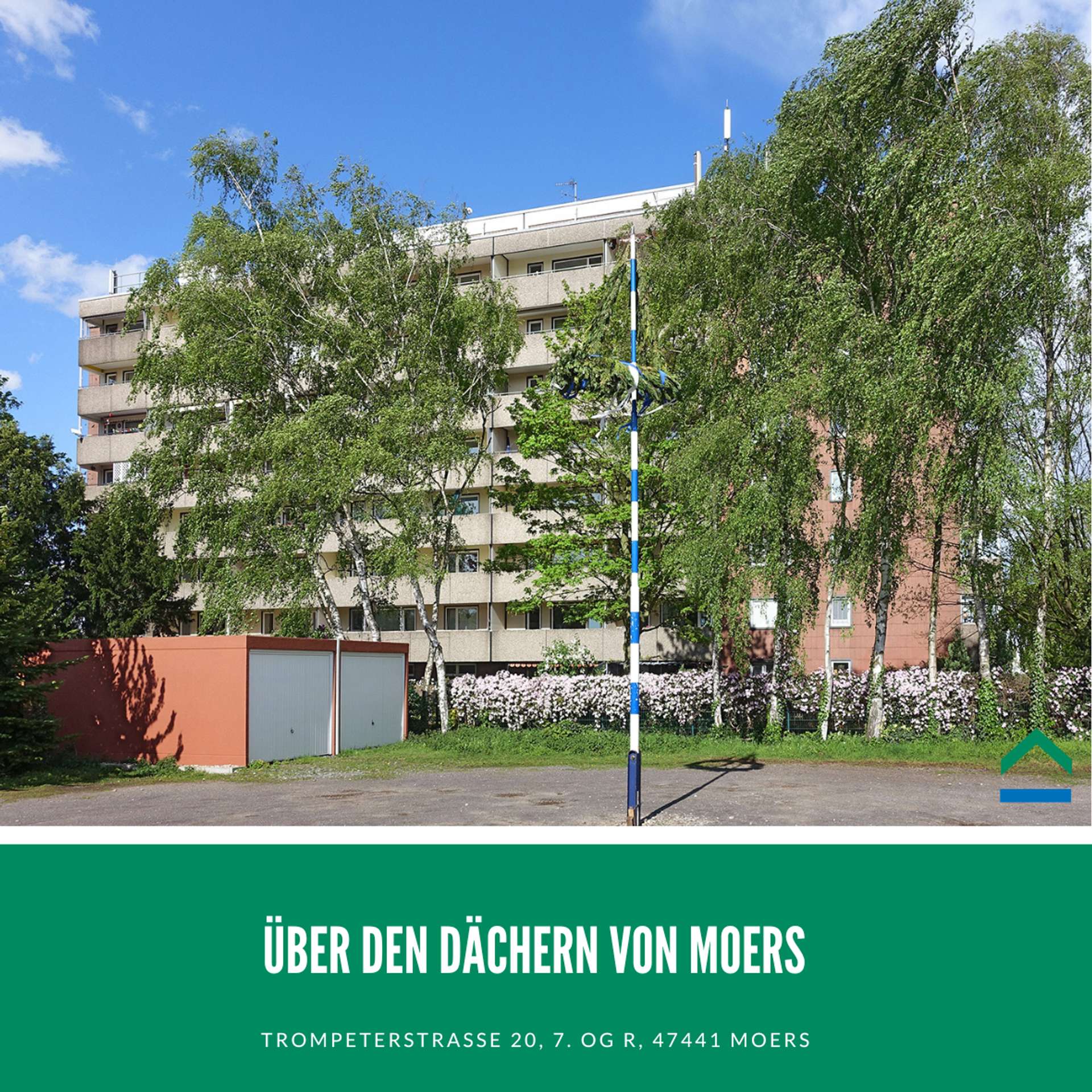 Über den Dächern von Moers – 1,5 Zimmer Wohnung, 47441 Moers, Etagenwohnung