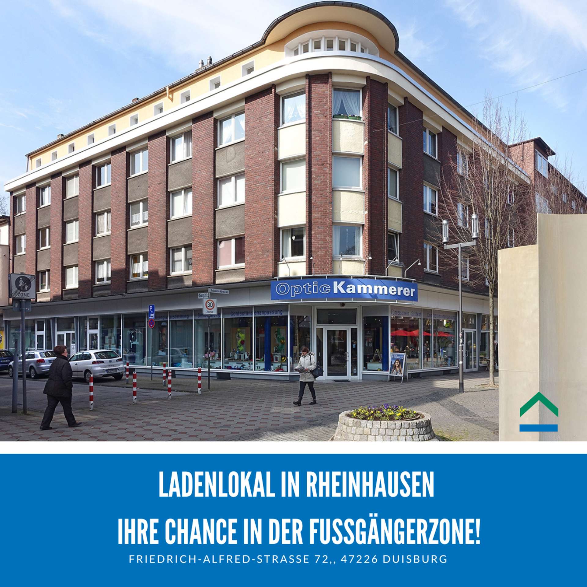 Attraktives Eck-Ladenlokal in der Rheinhauser Fußgängerzone, 47226 Duisburg, Verkaufsfläche