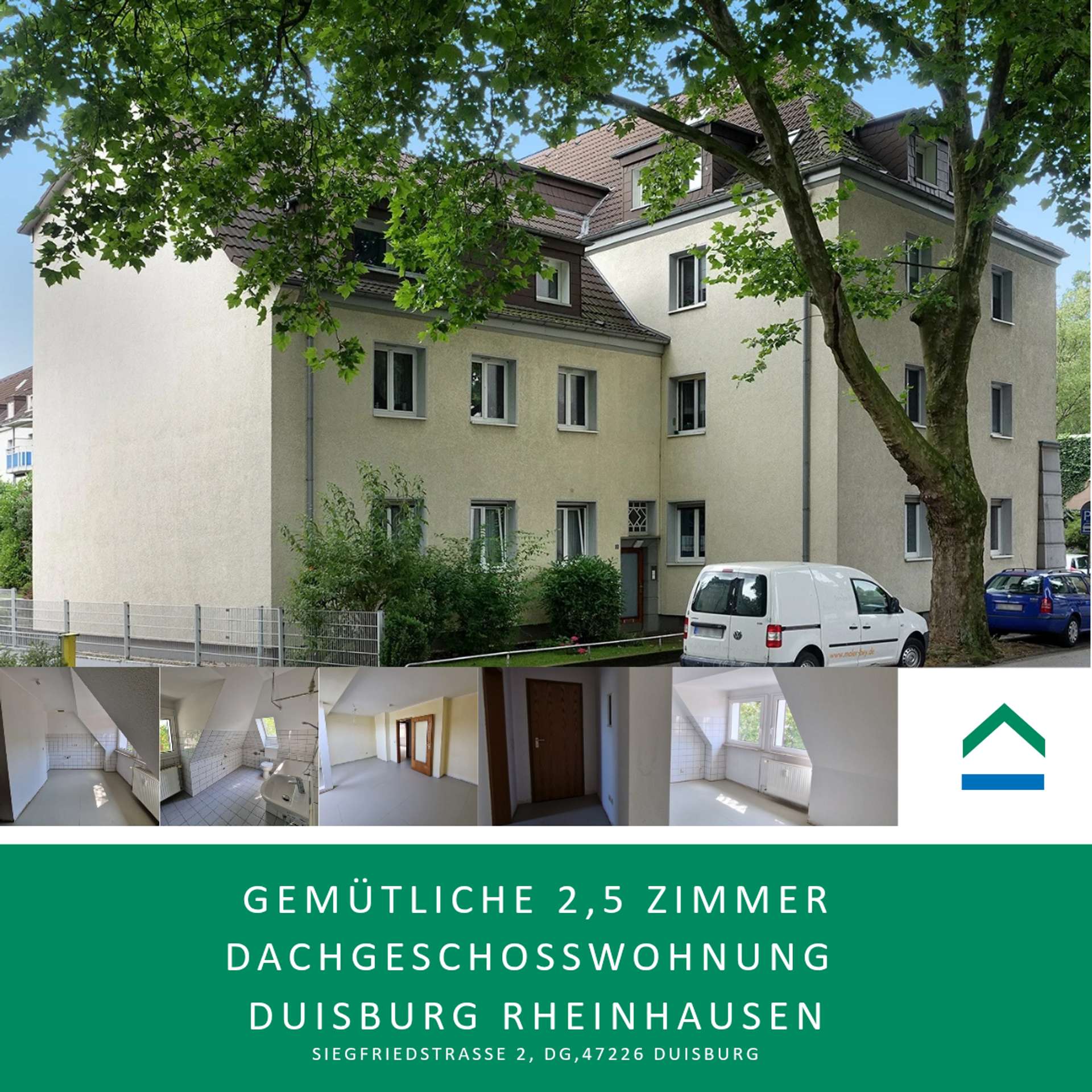 Gemütliche 2,5 Zimmer Dachgeschosswohnung – Duisburg Rheinhausen, 47226 Duisburg, Dachgeschosswohnung